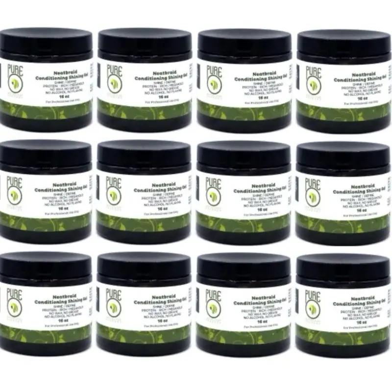 12 pieces Pure O Hair Solution Product Neatbraid Conditioning Gel Haircare Olive Salon