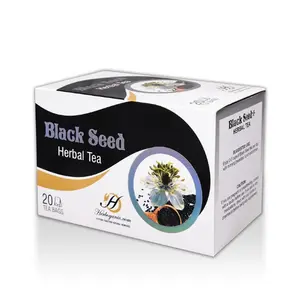 Black Seed Herbal Tea (20 Bags) - Antioxidant Rich, Stress Relieving & Immune Boosting Blend