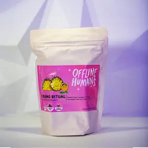 Offline Humans Rising Ritual Dried Fruit Infusion Passion Fruit Mango Orange Pineapple Banana & Stevia Leaf Caffeine-Free 6 Servings