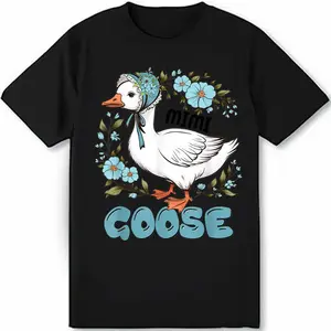 Floral Mimi Goose Mom Mother'S Day Silly Goose Family T Shirt Full Size