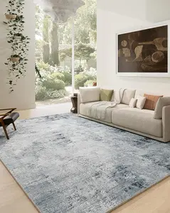 Palohom Area Rugs for Living Room: Washable Rug Non Slip Low Pile Soft Faux Wool Non Shedding Vintage Large Carpet Rugs for Bedroom Dining Room Kitchen Nursery Under Table Home Office Farmhouse Indoor rug