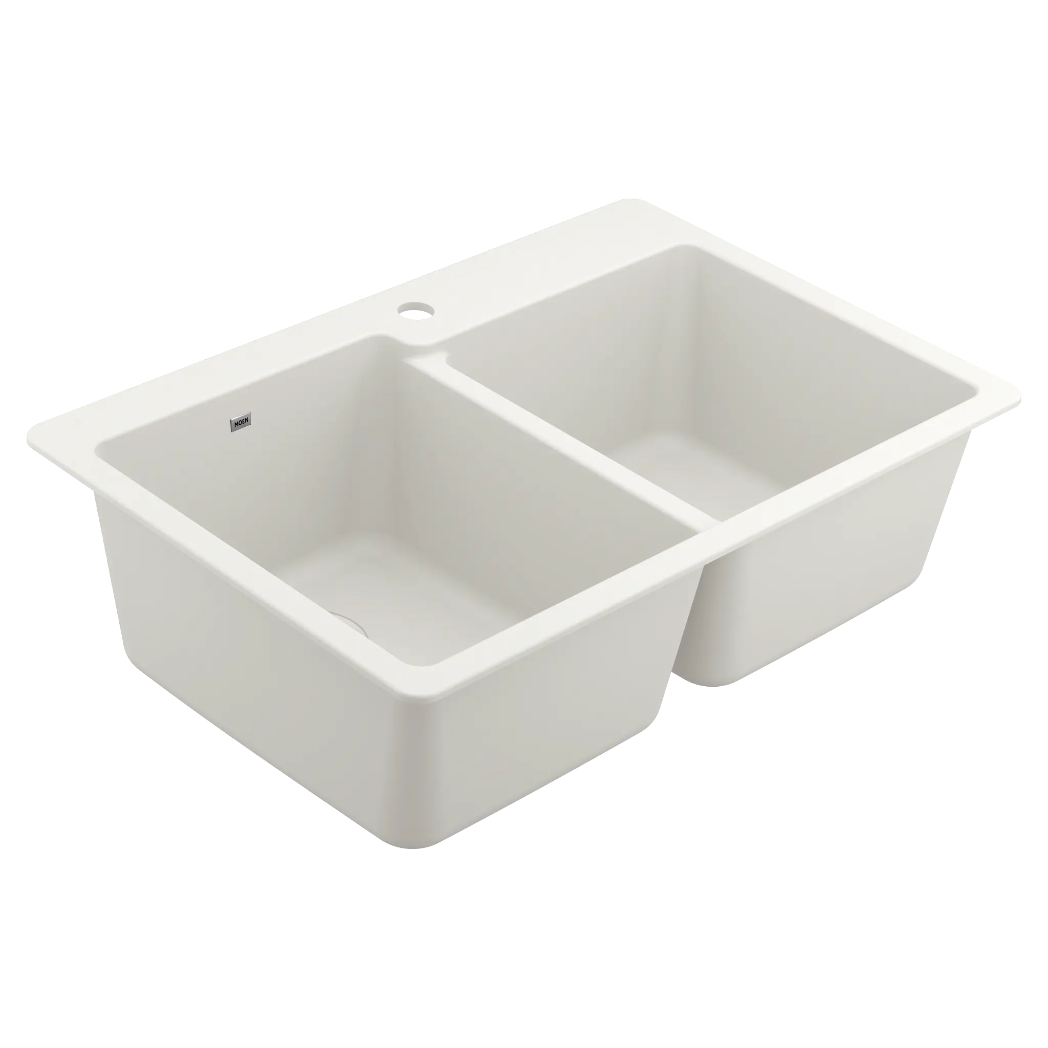 Host 33" Granite Dual Mount Double Bowl Sink