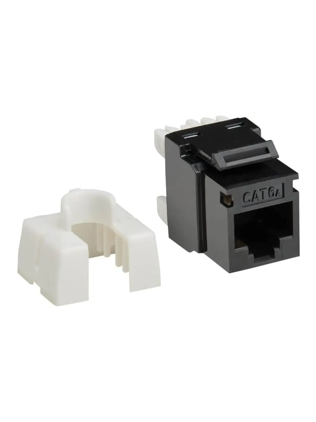 Tripp Lite N238-025-BK-6A 4PPOE Cat6 Keystone Jacks - Black, RJ-45 Ethernet Port, Support Type: 4PPOE, Pack of 25