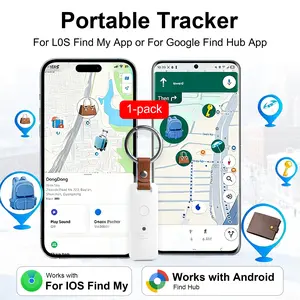 1PC Smart Rectangular Locator, Item Tracker, No Monthly Fee, Global Use, Dual System iOS & Android, Suitable for Keys, Pet Collars, Luggage