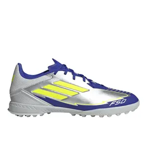 adidas Mens F50 League Messi Turf Soccer Cleats  - Silver, Yellow