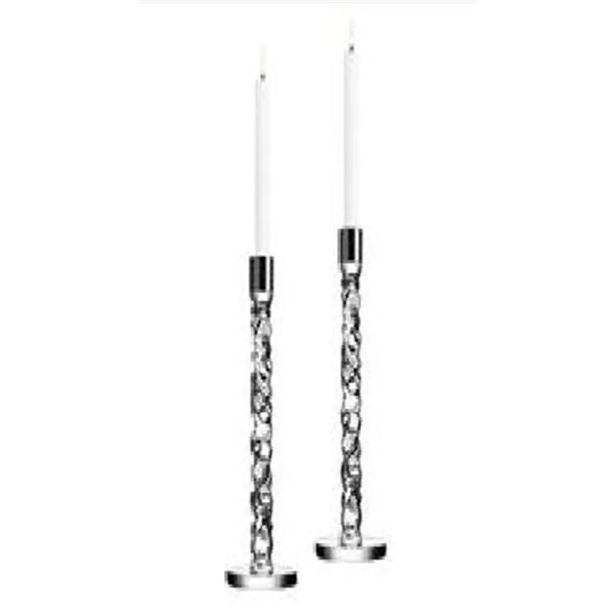 Orrefors 6719397 Carat High Handheld Candlestick, Stylish Home Decor Candle Holder for Home Supplies, Hand