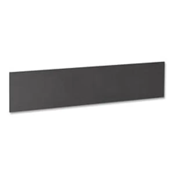 Lorell LLR69915 High-Quality Laminate Crepe Fabric Hook-and-Loop Tackboard - Wall Mount Message Board for 66 in. Hutches, 64.5 in. x 0.75 in. x 16.5 in., Black, Easy Posting Messages, Easy Posting Of Messages