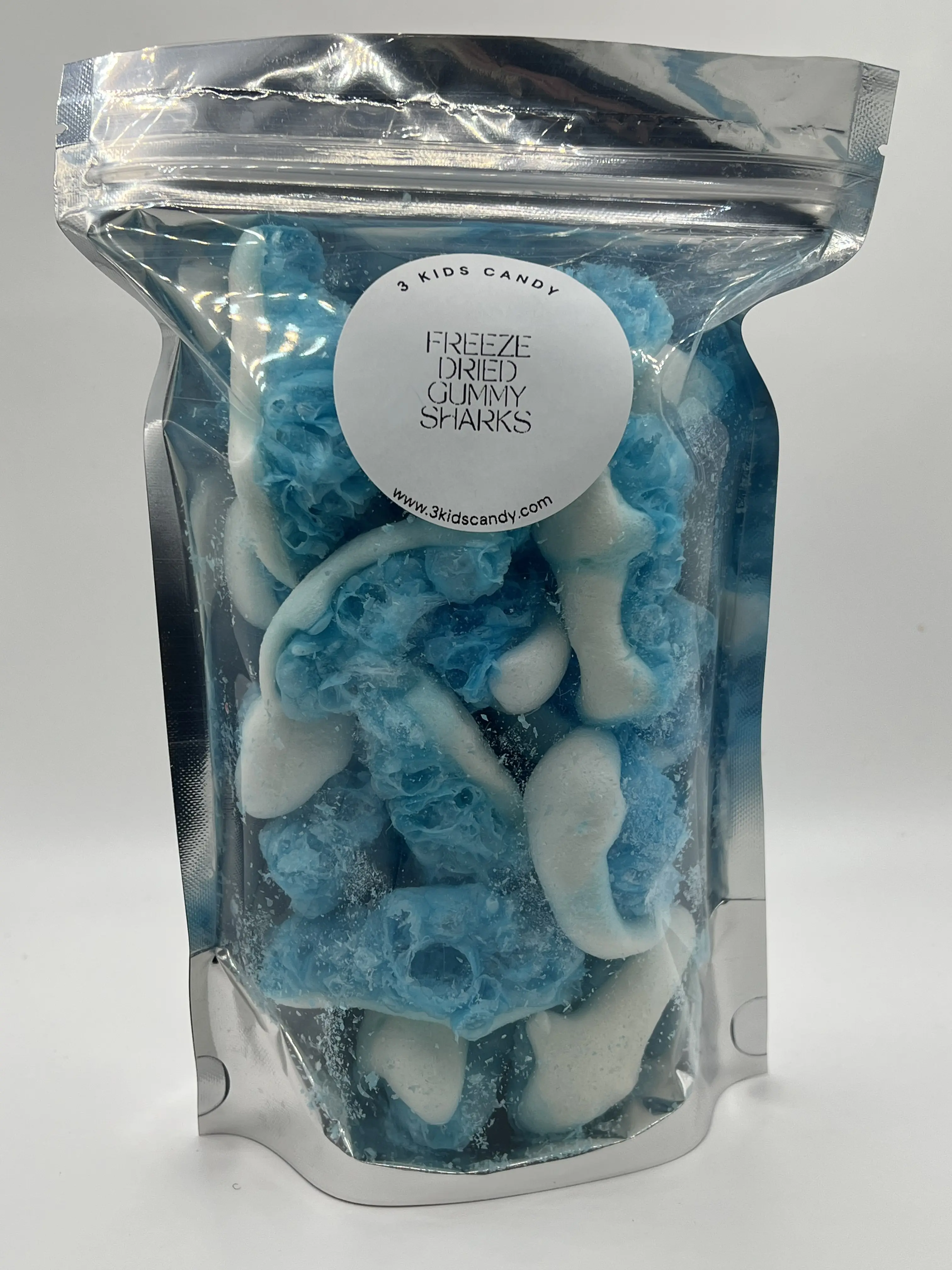Freeze Dried Candy - Gummy Sharks by 3 Kids Candy Freeze Dried Candy - Gummy Sharks by 3 Kids Candy