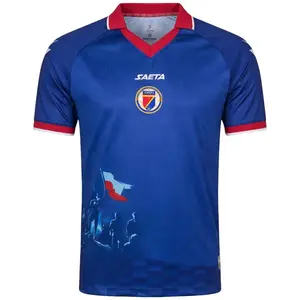 Haiti Soccer Jersey | Haitian National Team Style Football Shirt | Unisex Grenadiers Heritage Athletic Sportswear