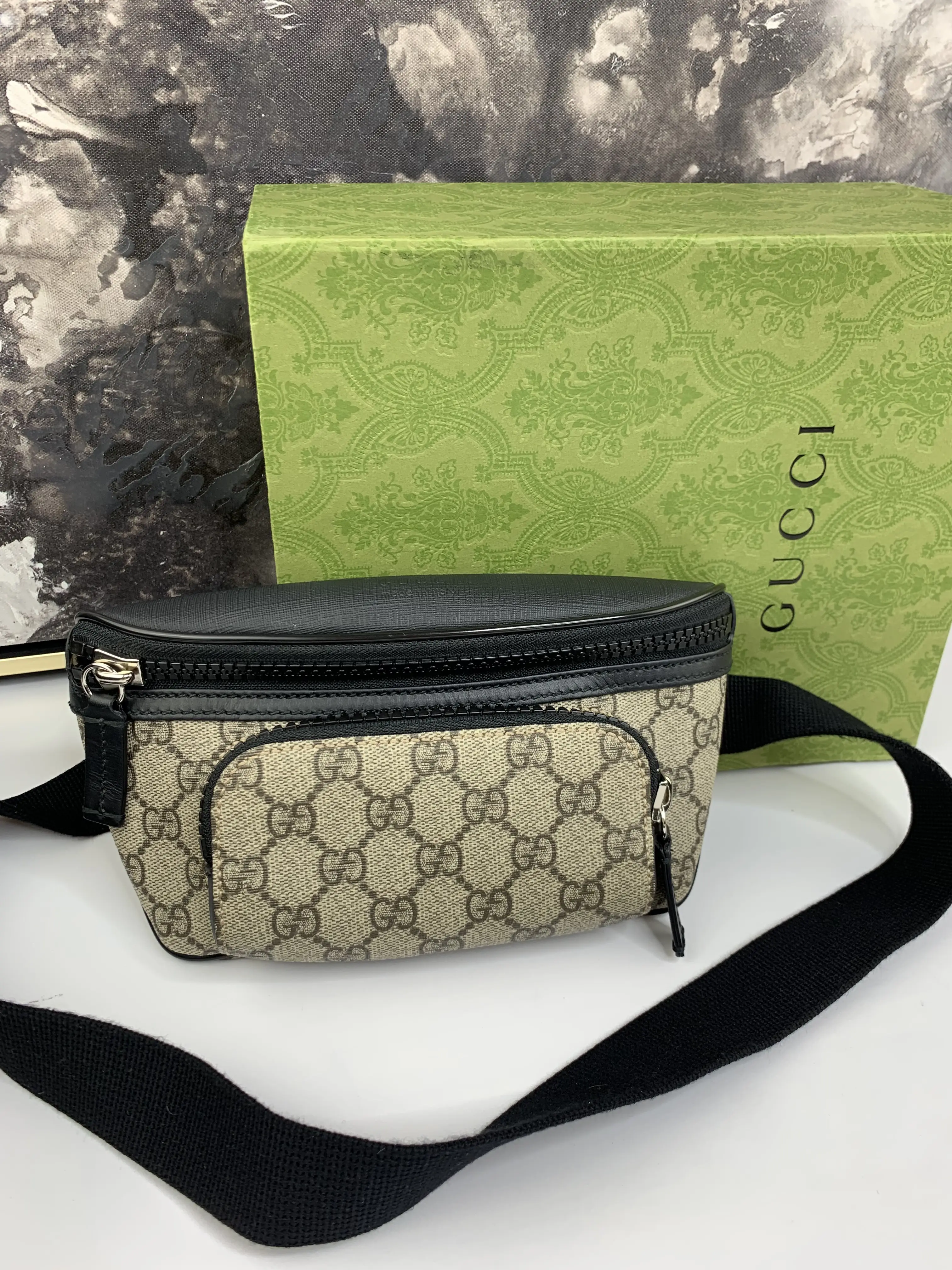 Pre-owned GUCCI canvas Crossbody Bags Belt bag
