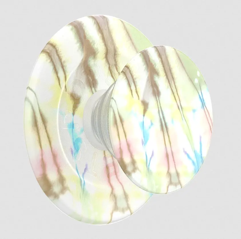 PopSockets MagSafe PopGrip Phone Holder, Coastal Tie-Dye Green, Mobile Cellphone Accessory with Mount Compatibility, Accessories
