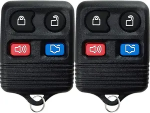 KEYS4LESS 2 Keylessoption Replacement Keyless Entry Remote Control Key Fob Clicker Transmitter Black