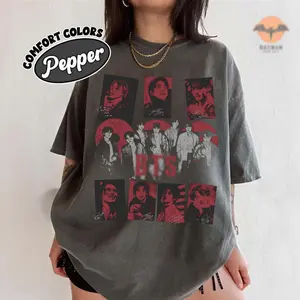 Comfort Colors Bang Tan Boy Vintage Shirt, World Tour 2026 Sweatshirt, Concert 2026 Shirt, Army Fan Gift, Bangtan Comeback Shirts