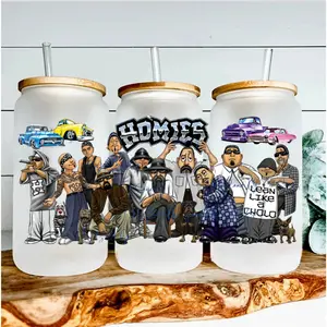 My Homies & their Cars- UVDTF wrap for cups/hard surfaces sticker