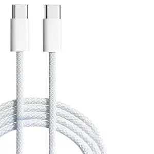 3 Pack 60w USB-C Fast Charging Cable, Compatible with iPhone 16/15 Pro Plus Max, Galaxy S24/s23/s22, iPad Pro/air, Durable Build & Efficient Charger