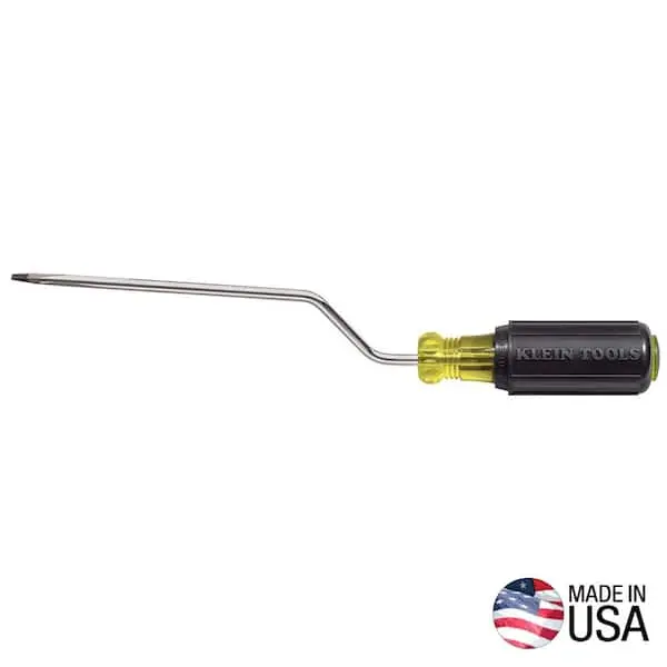 3/16 in. Cabinet-Tip Rapi-Drive Flat Head Screwdriver with 6 in. Round Shank Precision Screwdriver