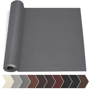 Leather Repair Tape, 17 X 79 in Leather Repair Kit for Furniture, Self Adhesive Repairing Patch Large Vinyl Patch Tape for Sofa,  Interior, Couch,  Interior,  Seats (Dark Gray)