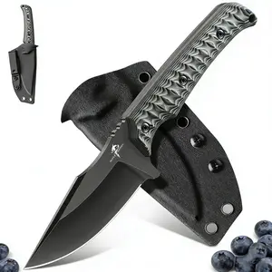 PURPLE DRAGON Outdoor Knife with Sheath, The Ultimate Gift for Man