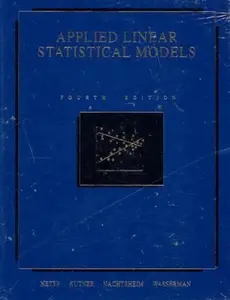 USED-Applied Linear Statistical Models by John Neter (Hardcover)
