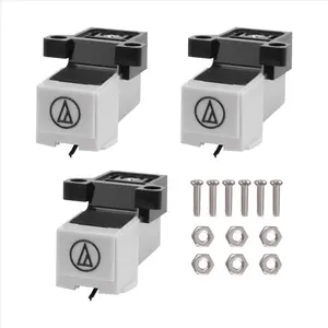 3PCS AT3600L Dynamic Magnetic Cartridge Needle Stylus for Audio Technica Turntable Phonograph Records Player