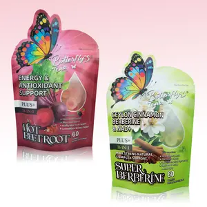 Butterfly's Tear 14-in-1 Hot Beetroot & Super Berberine Gummies – With Beet Root, Cayenne, NAD+ – Metabolism, Heart, Metabolism Support – 60 Count