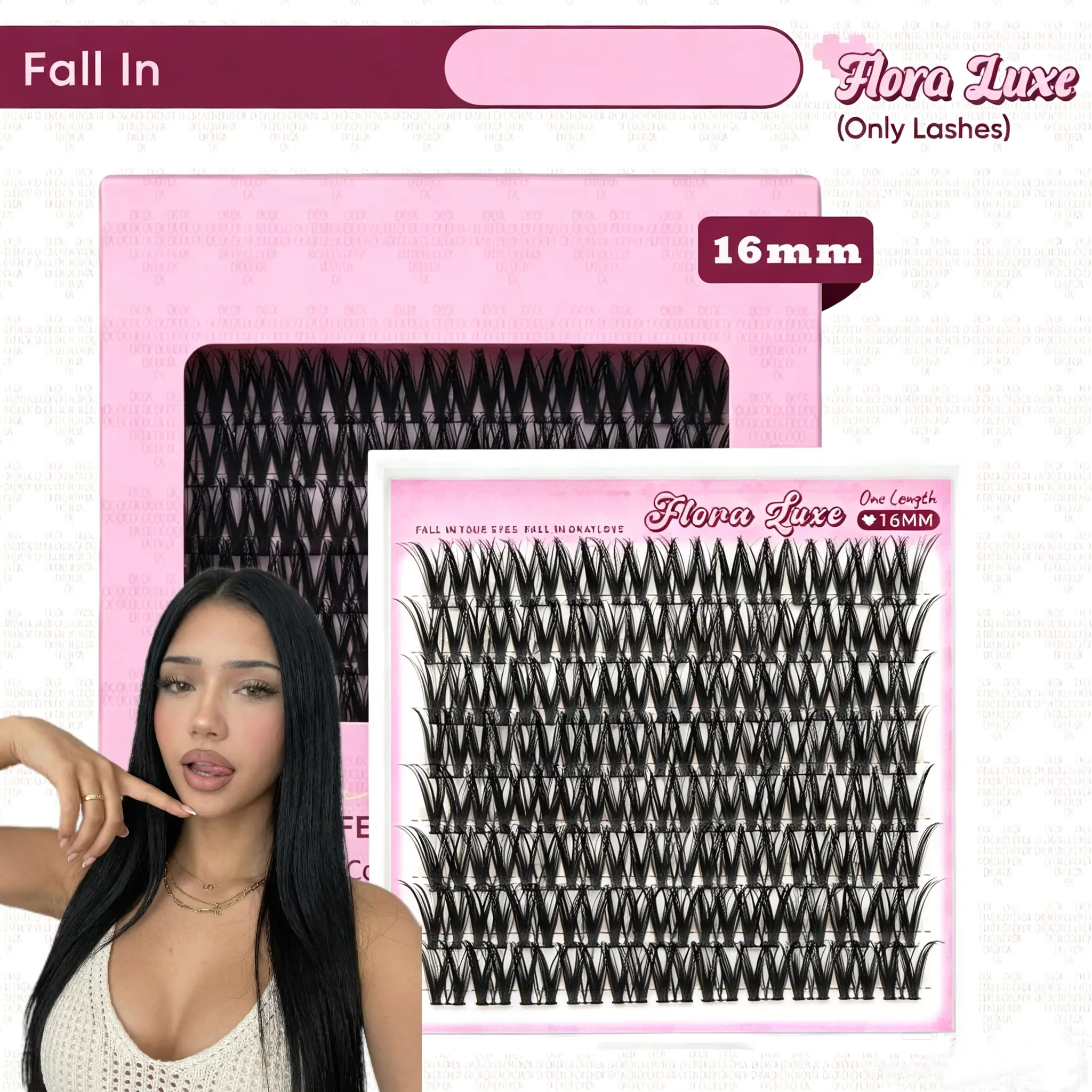 Wtvane Fluffy Natural Cluster Lashes