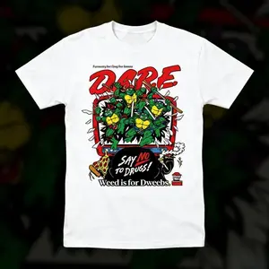 DARE Say No To Drugs Ninja Turtles Retro Vintage Graphic T-Shirt & Sweatshirt, Classic Tropical Wetsuit Style Casual Tee Classic Love