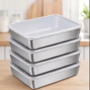 Premium Stainless Steel Food Container The eco-friendly way to keep your meals fresh! Heavy-duty, leak-proof & dishwasher safe