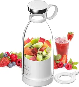 FRESHJUICE portable Blender,  Rechargeable Mini Juicer Blender, Personal Size Blender for Juices, Shakes and Smoothies, Best gift for relatives and friends cc