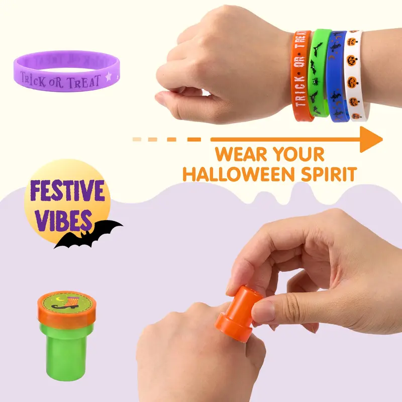 144 Pcs Halloween Toy Gifts for Kids, 24 Packs Prefilled Mini Pumpkin Buckets for Kids Halloween Party Favors Trick or Treat 144Pcs Witch's Jar (24 Packs) 144 Pcs Halloween Toy Gifts for Kids, 24 Packs Prefilled Mini Pumpkin Buckets for Kids Halloween Party Favors Trick or Treat 144Pcs Witch's Jar (24 Packs)