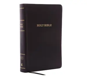 KJV Holy Bible: Personal Size Giant Print with 43,000 Cross References, Black Bonded Leather, Red Letter, Comfort Print: King James Version Bonded Leather – Large Print, October 3, 2017