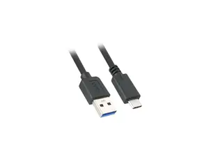 Nippon Labs 50USB3-CM-AM-3 3ft USB 3.0 (USB 3.2 Gen 1) USB-C Male to USB A Male Cable - Black