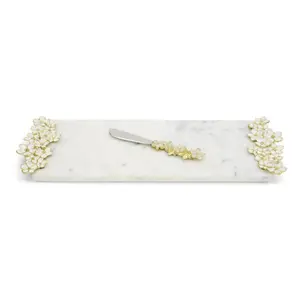 Cherry Blossom Small Cheese Board with Knife