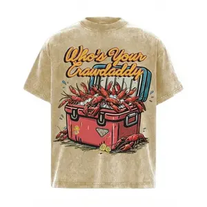 Who’s Your Crawdaddy Washed T-shirt, Funny Crawfish Cooler, Funny Crawfish Washed T-shirt, Louisiana Saying Washed T-shirt, Southern Crawdaddy Washed T-shirt