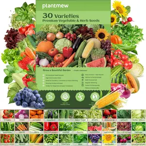 【Seed Vault】 Heirloom Vegetable Seeds Planting Kit - 15,000+ Non-GMO Seeds for Hydroponic, Indoor & Outdoor Gardening | Includes Tomato, Cucumber, Carrot Seeds & Survival Backpack Emergency Gear