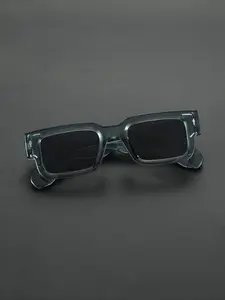 Modern Styling Square Frame Trendy Casual Sun Protective Sunglasses, His and Hers Gifts, Fall Outdoor Sun Protection Lightweight Durable Sunglasses for Women, Travel Essentials