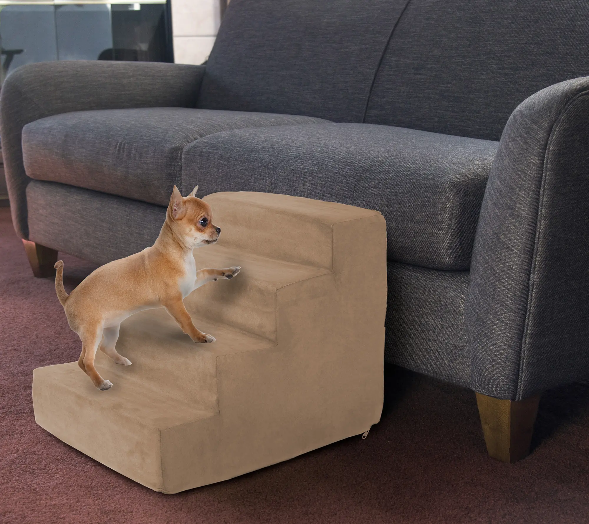 Petmaker Pet Foam Stairs for Small Dogs or Cats