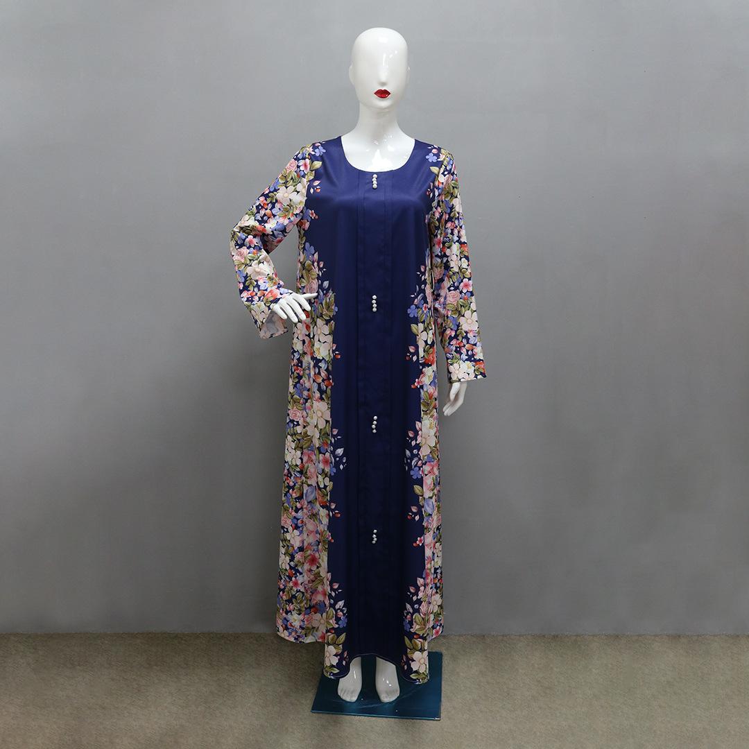 Elegant Muslim Maxi Dress – Modest Middle Eastern Fashion