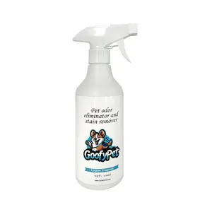 GoofyPet 18 oz Natural Pet Odor Eliminator Spray, Cotton Fresh Scent, Safe for Pets & Home, Neutralizes Odors in Pet Beds, Furniture, and Carpets, Long-Lasting Freshness, Eliminates Urine Poop Pee Odor