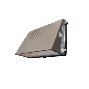 E2 LIGHTING 80W LED Full Cutoff Wall Pack with Photocell Dusk to Dawn Sensor, 3CCT 3000K/4000K/5000K & Wattage Tunable 40W/50W/60W/80W