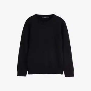 X RAY Boy's Basic Crew Neck Sweater in BLACK Size X Large (14-16)