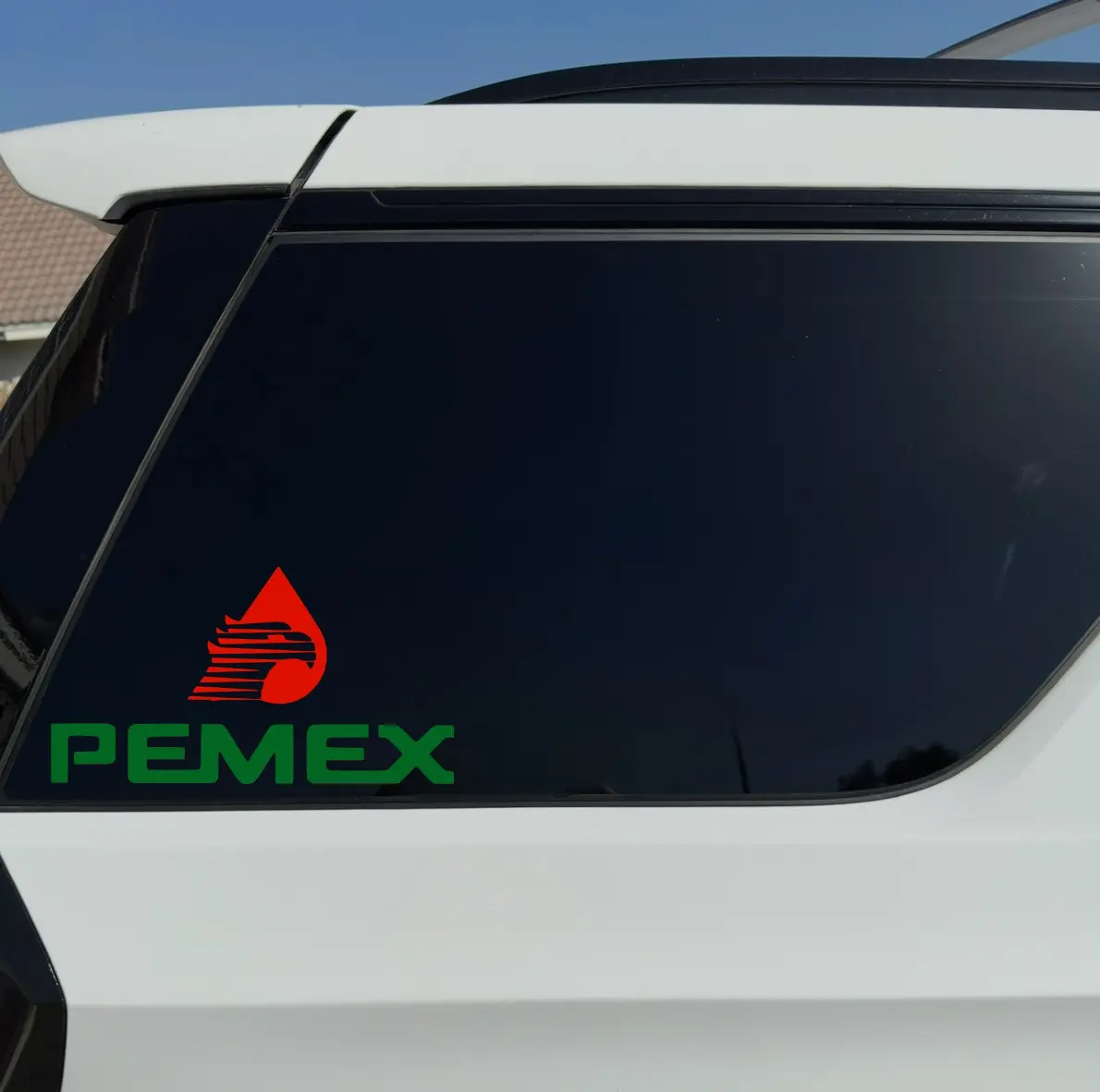 Pemex Mexico Premium Vinyl Sticker Set - 2 Durable, Weather-Resistant Eagle Design Pride Decals (5"-15" Sizes) - Stylish Automotive Exterior Car Decal
