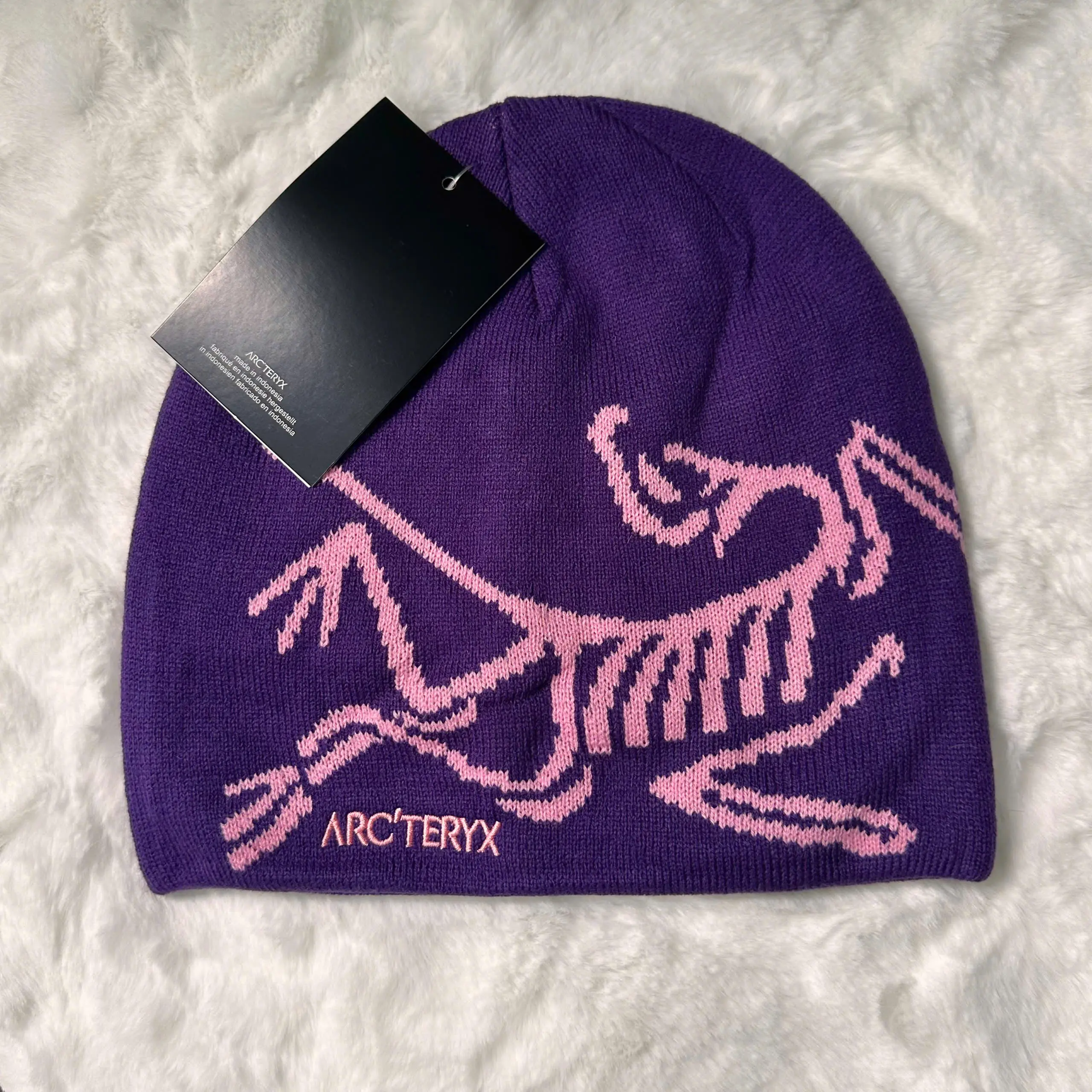 Arc'teryx Bird Head Knit Beanie, Warm Unisex Winter Hat for Men Women, Soft Stretch Acrylic Knit Toque, Lightweight Outdoor Cap for Hiking Skiing Snowboarding, Breathable Cold Weather Headwear, Casual Streetwear Fashion Accessory