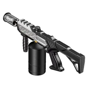 Culinary Torch Gifts for Fathers Day , Kitchen Propane Torch with Adjustable Flame, Gas Welding Kits for Grill, BBQ, Searing Steak, Weeding, Camping & Charcoal Torch Lighter(Tank Not Included)