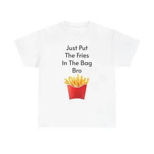 Men's and Women's Put The Fries In The Bag Short Sleeve T-Shirt