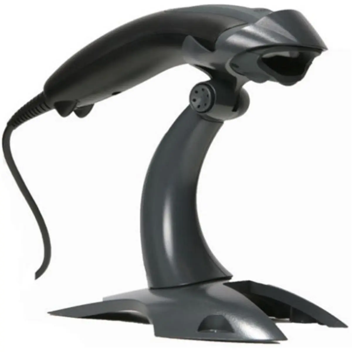 Honeywell Voyager 1200g High-Density Linear Barcode Scanning Kit - IP42-Rated, Fast & Reliable Scanning, Height: 3.8 in, 4.40 oz, Scratch-Resistant Glass, USB-Connected, Black Stand, USB Cable, Reduces Downtime, Scans High-Density Barcodes, Decrease Downt