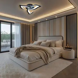 Modern LED Ceiling Light Fixture, / Options, Energy Efficient Design, Ideal for Living Room & Kitchen Lighting