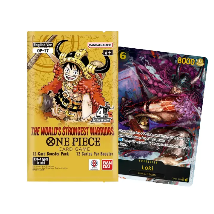 One Piece TCG: The World's Strongest Warriors OP17 Booster Pack