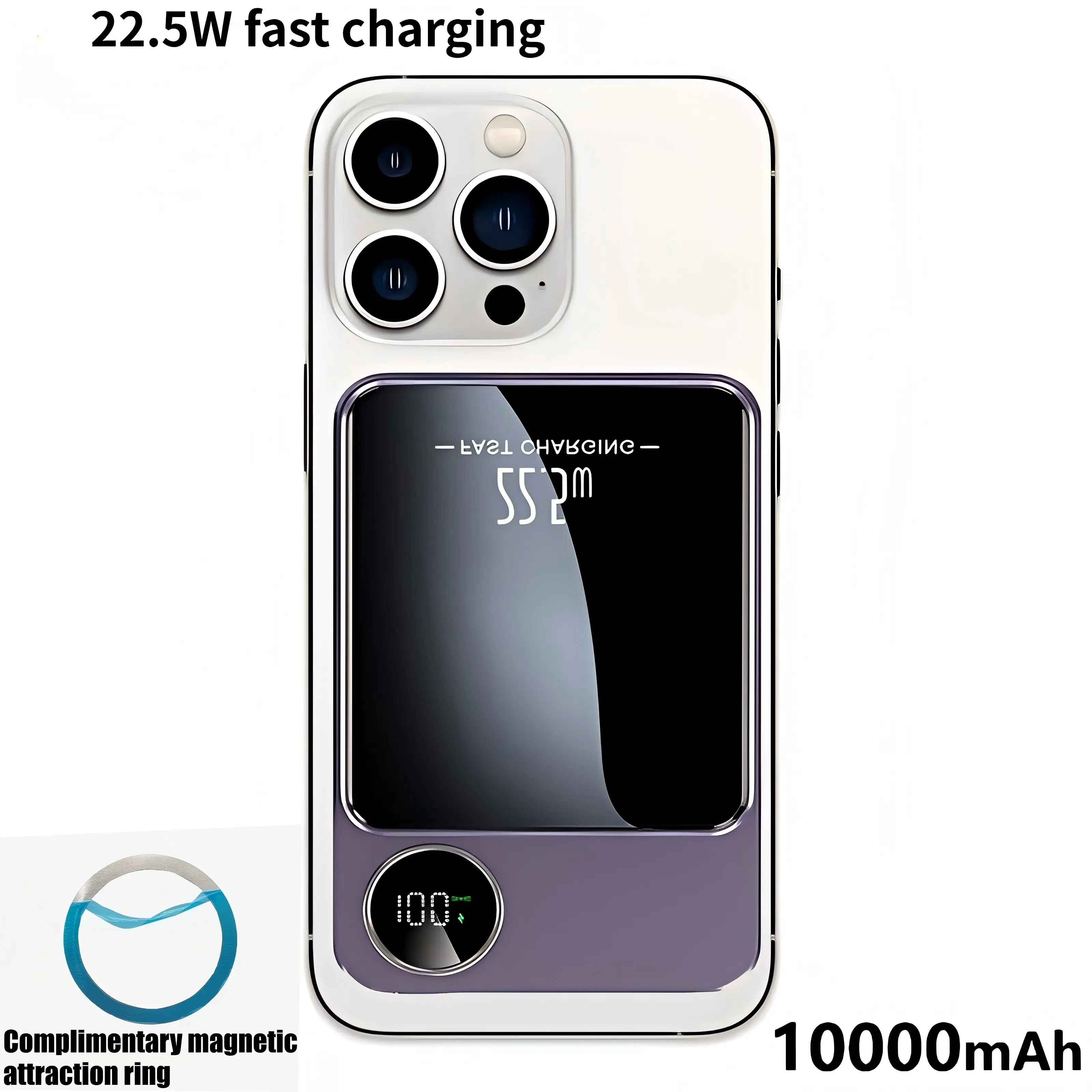 Purple 10000mAh Pro Version