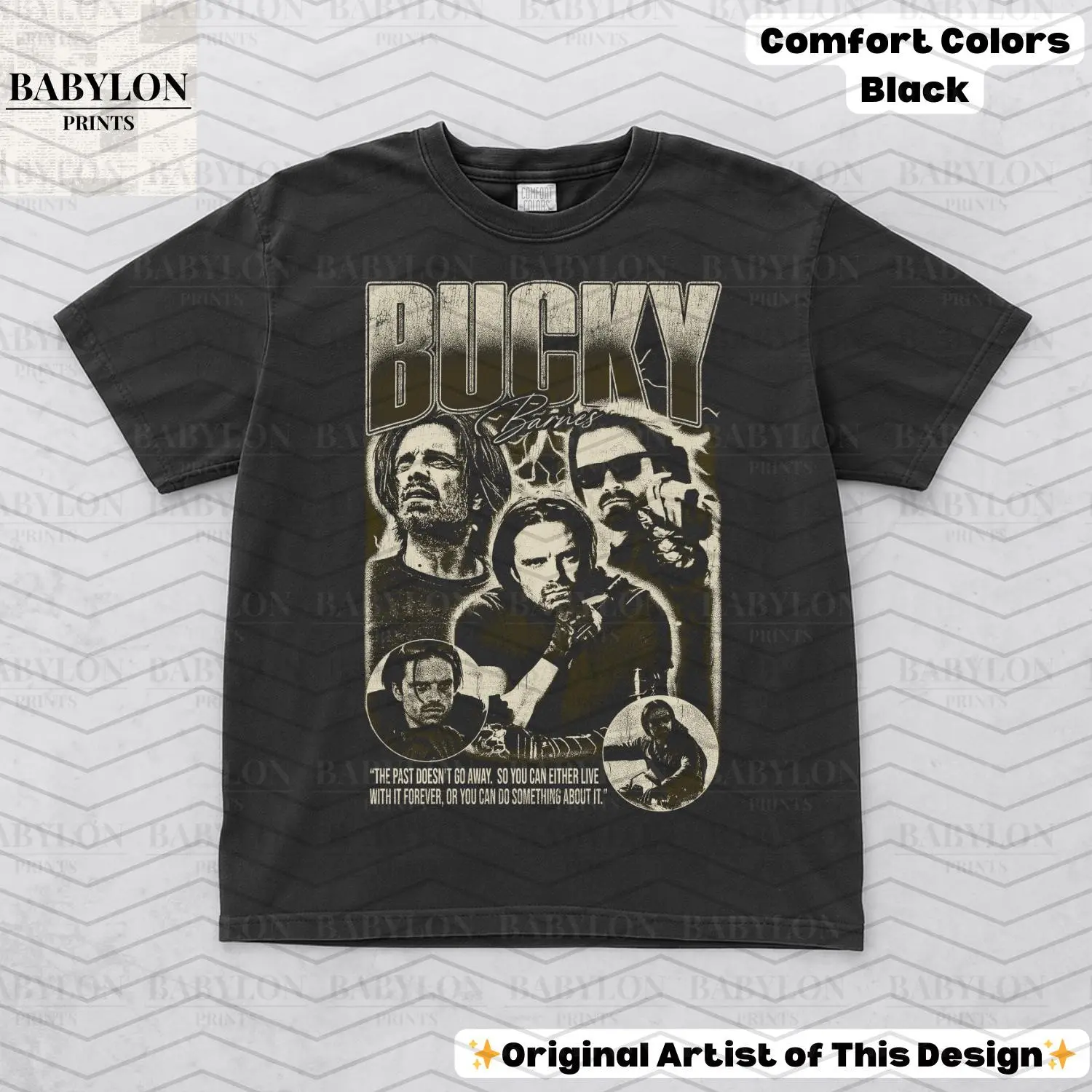 Comfort Colors Bucky Banned T Shirt, Sebastian Vintage Shirt, Soldier in Winter Retro 90s Tshirt, Barnes Bootleg Tee